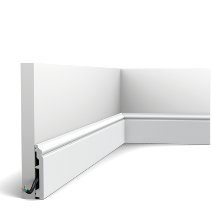 Sx173-Ral9003 Skirting L200xH10xW1.6 (cm)  ~ €/ Per Mtr
