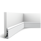 Sx173-Ral9003 Skirting L200xH10xW1.6 (cm)  ~ €/ Per Mtr