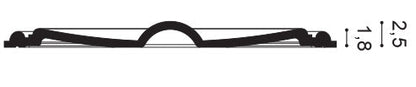 W122 Decorative Element L33.3xH2.6xW33.3 (cm)